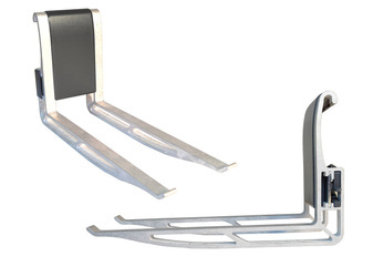 KENOVO Hak wieszak garażowy uchwyt do piwnicy 20cm do szyny lub zaczepu