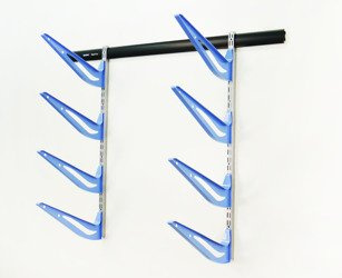 KENOVO wieszak na deski snowboard deskorolka x4 organizer warsztat